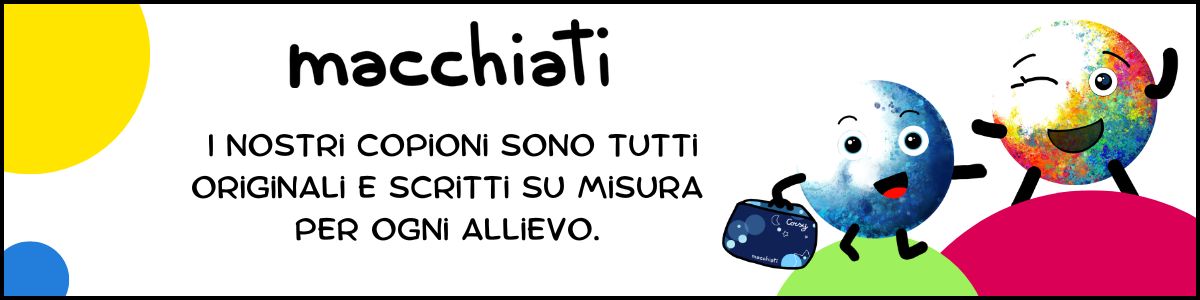 Nei corsi macchiati i copioni sono tutti originali e scritti su misura per ogni allievo